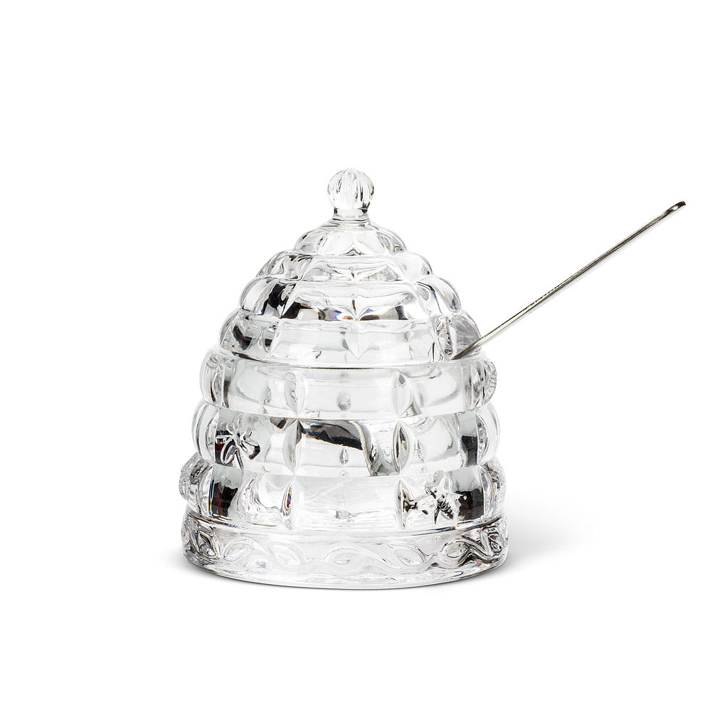 Beehive Honey Pot with Lid Backyard Birder Home & Garden Gift Store