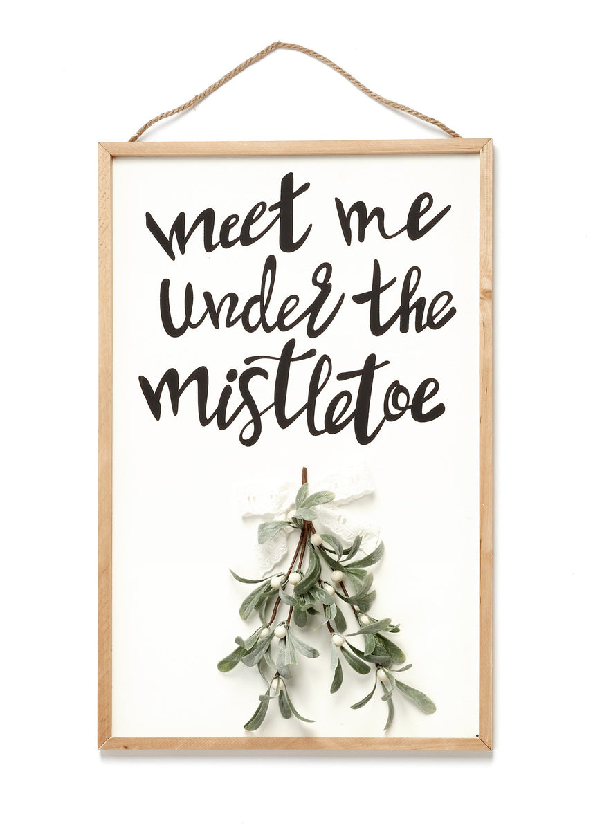 Wall Art Mistletoe Backyard Birder Home & Garden Gift Store