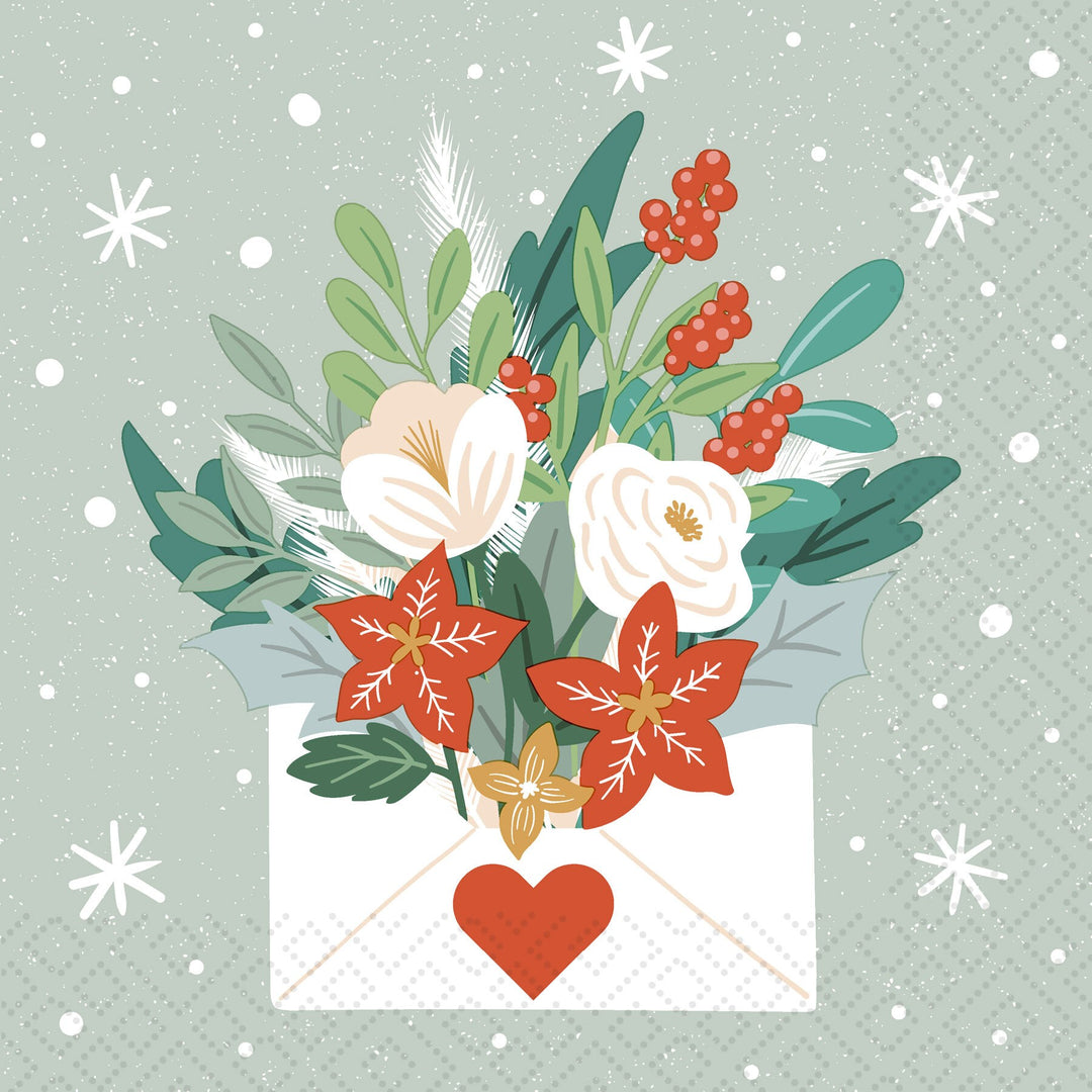 Lunch Napkin - Christmas letter