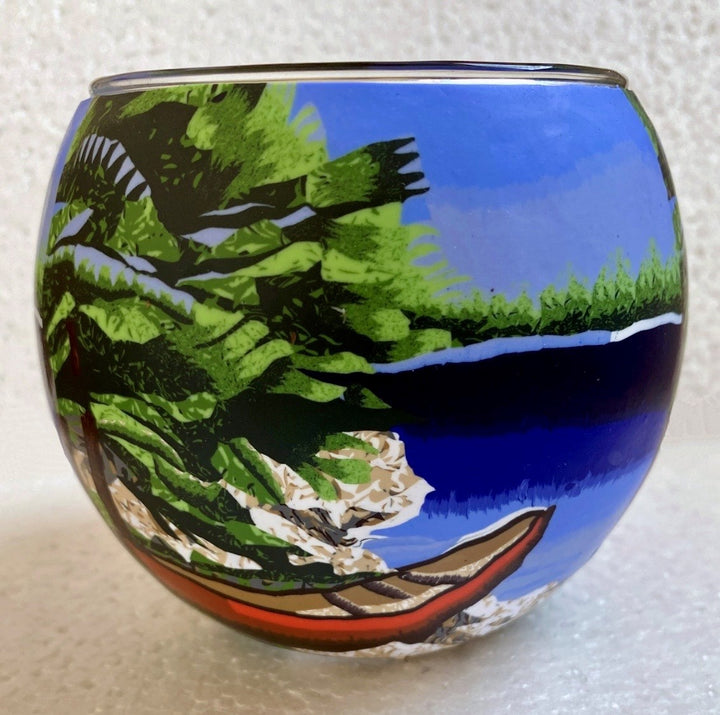 CLAYMASTER Candle Holder - RED CANOE