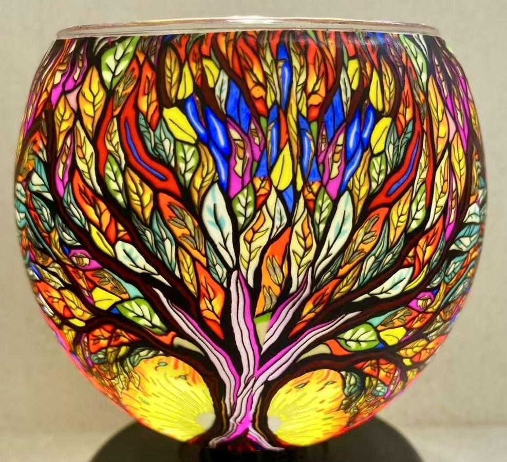 CLAYMASTER Candle Holder - Tree of Life