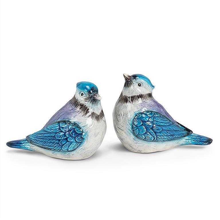 Blue Jay Salt &amp; Pepper Shakers