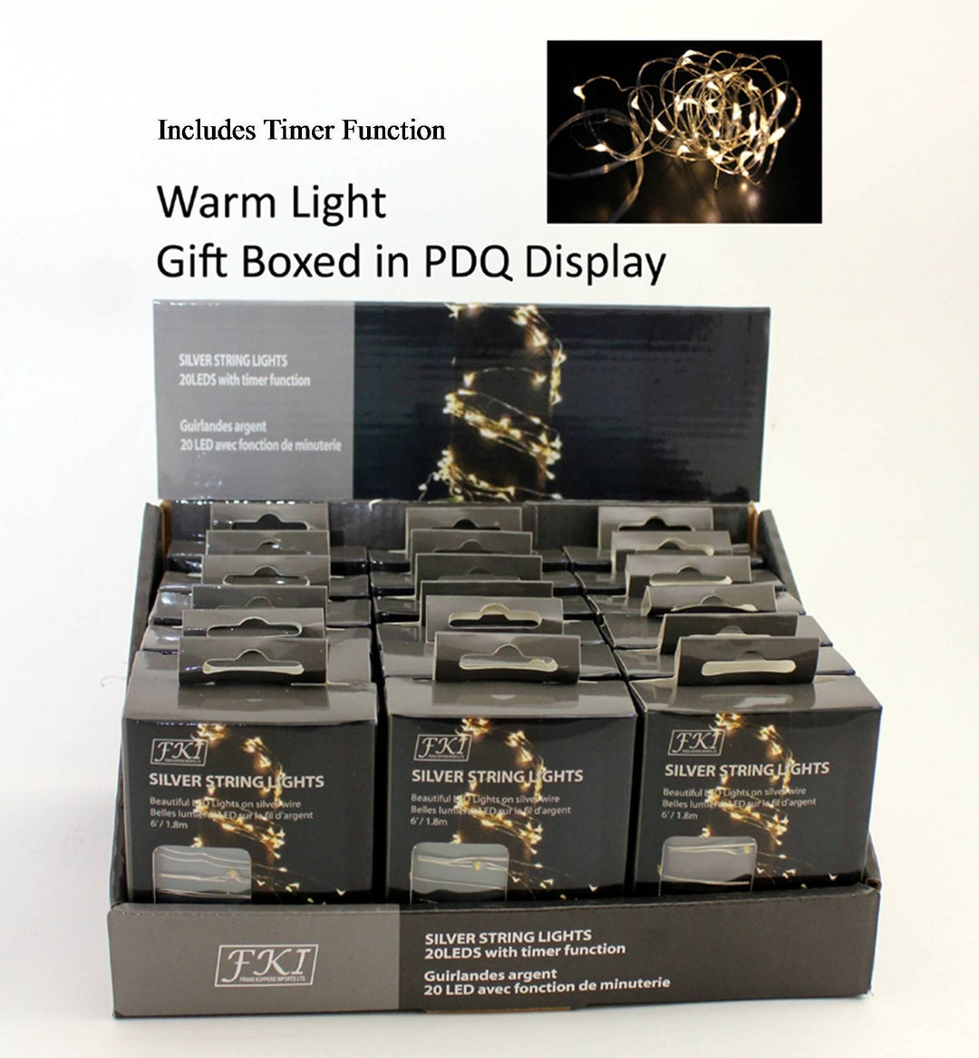 LED 20 Mini Lights Warm White (Sold Separately)