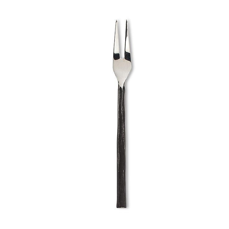 Cocktail Fork with Forge Finish Handle
