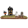 Round Wood Paddle Board with Halloween Light-Up Sitter