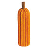 Large Orange Resin Wicker Pumpkin Sitter