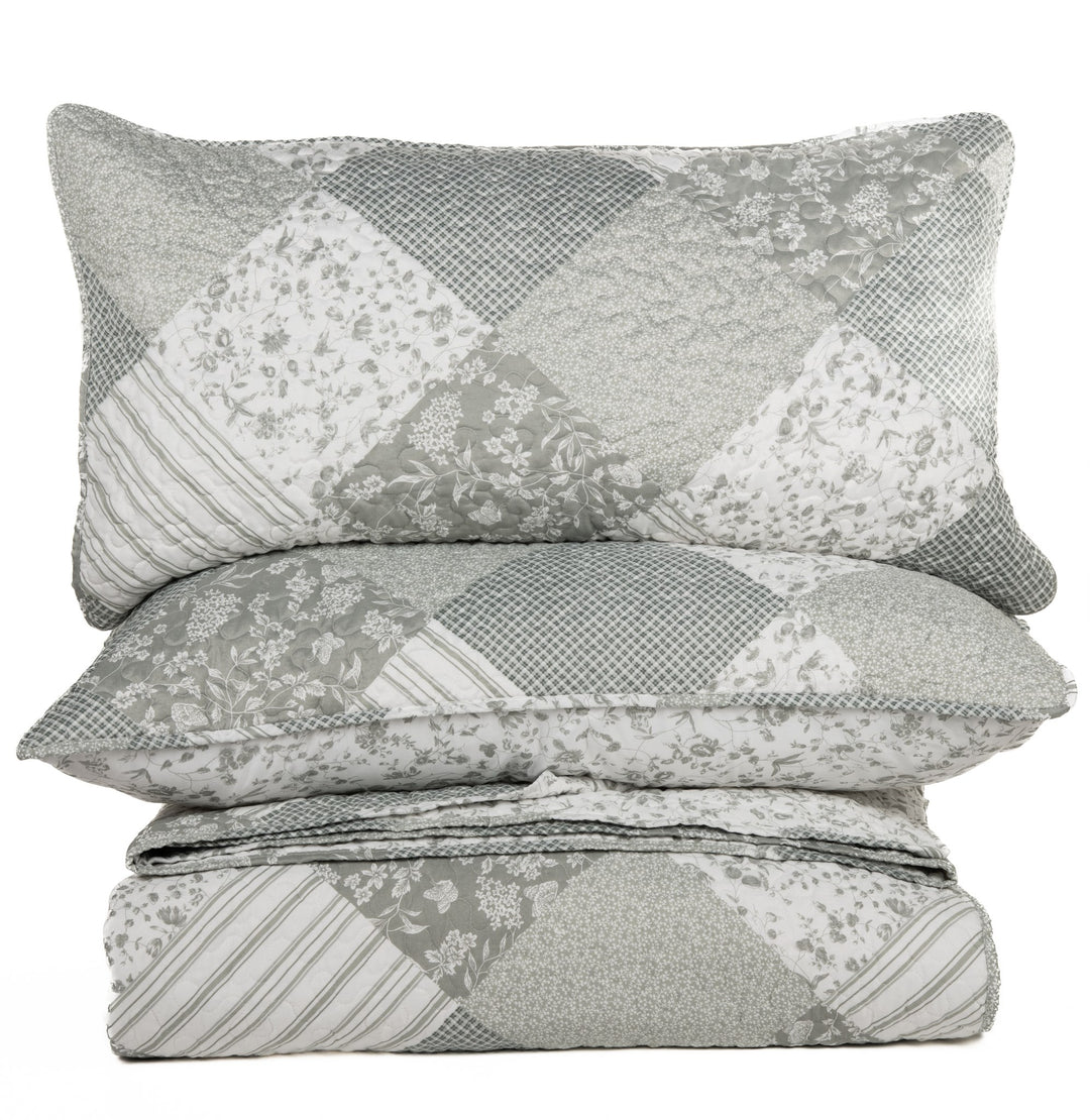 Riley double/queen quilt set