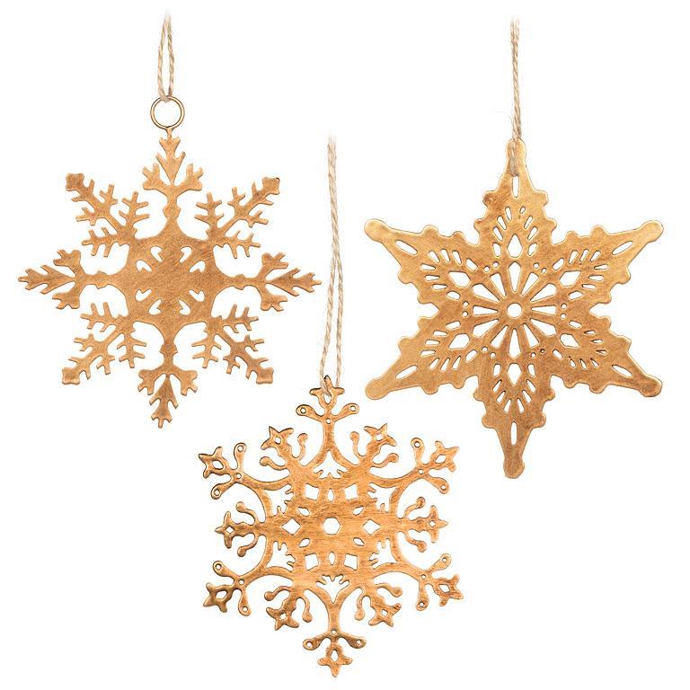 Flat Cutout Snowflake Ornament (Sold separately)