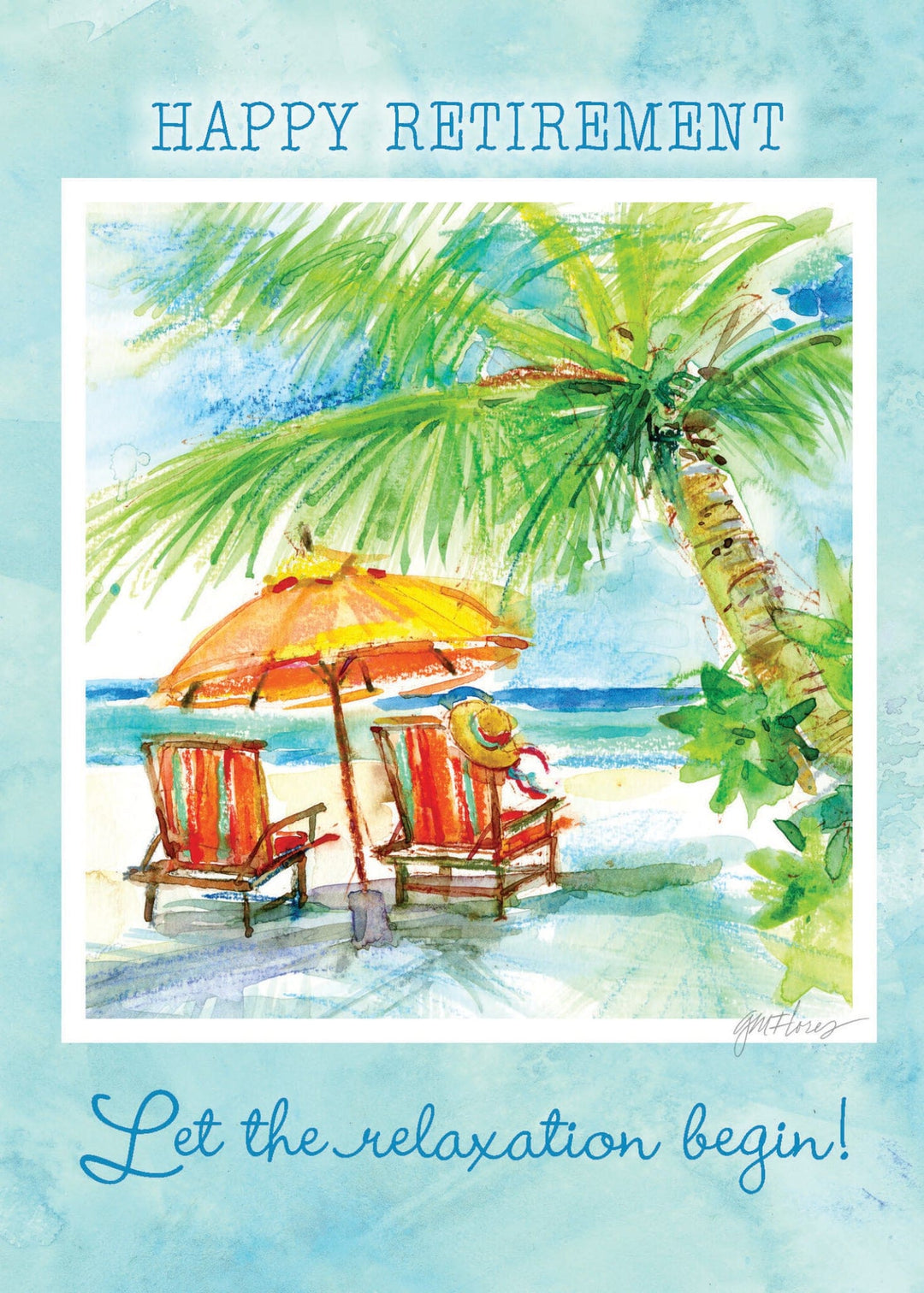 RETIREMENT - Beach Watercolour