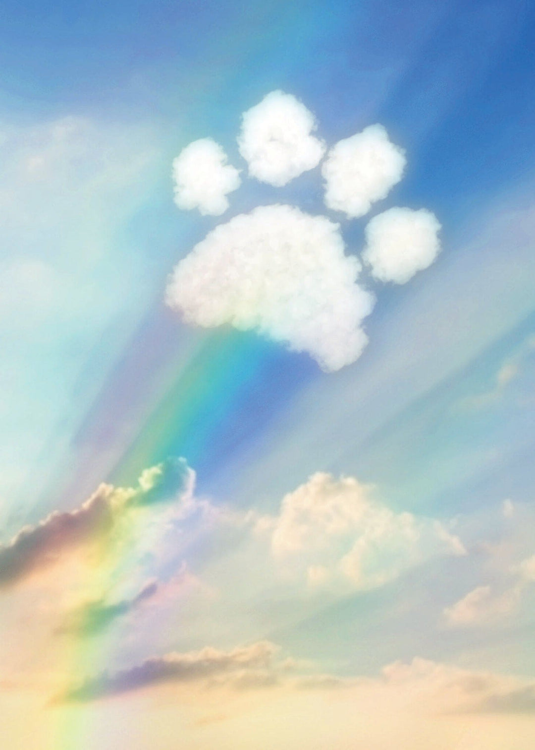 PET SYMPATHY - Paw Print Cloud