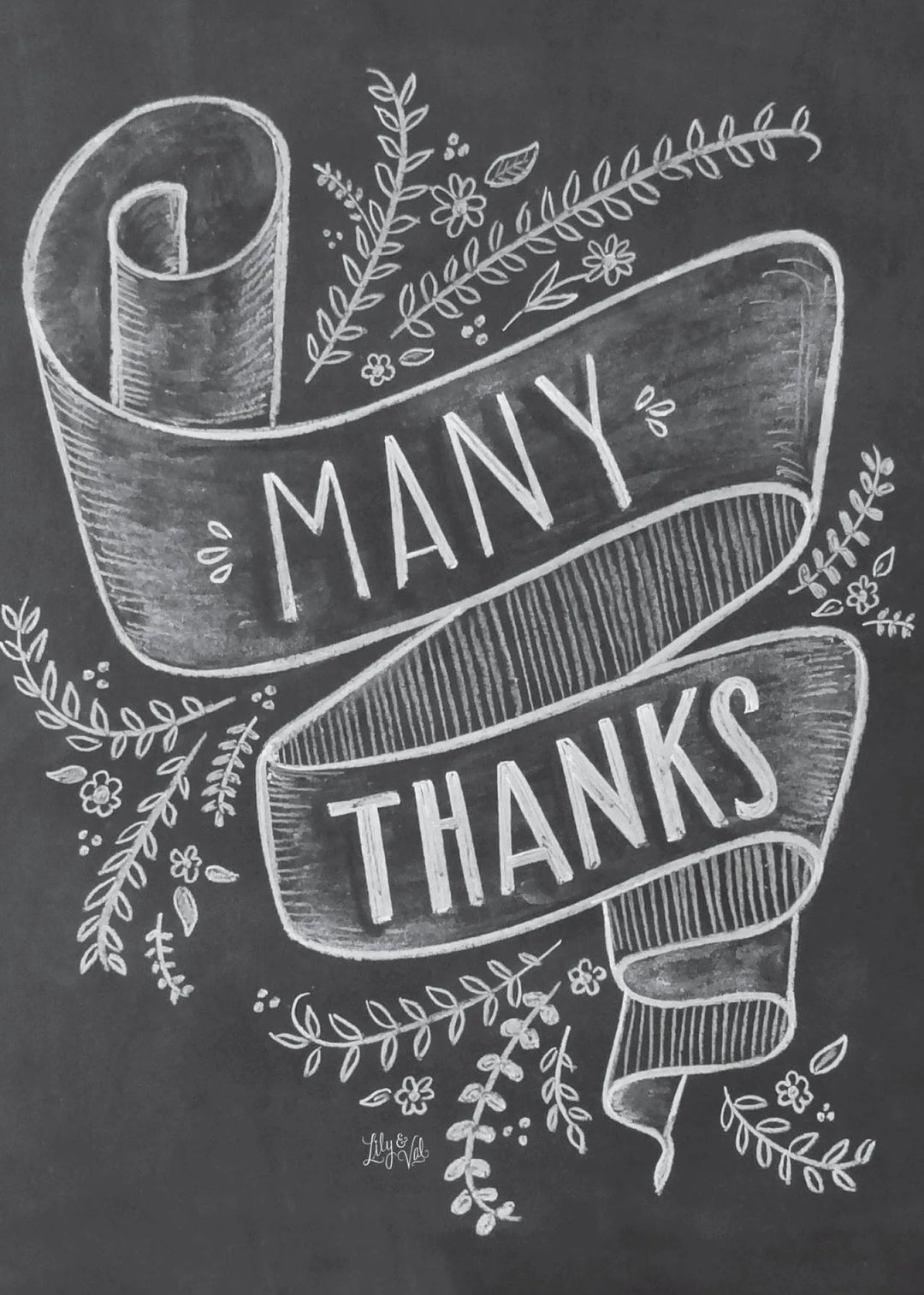 THANK YOU - Thanks Chalkboard