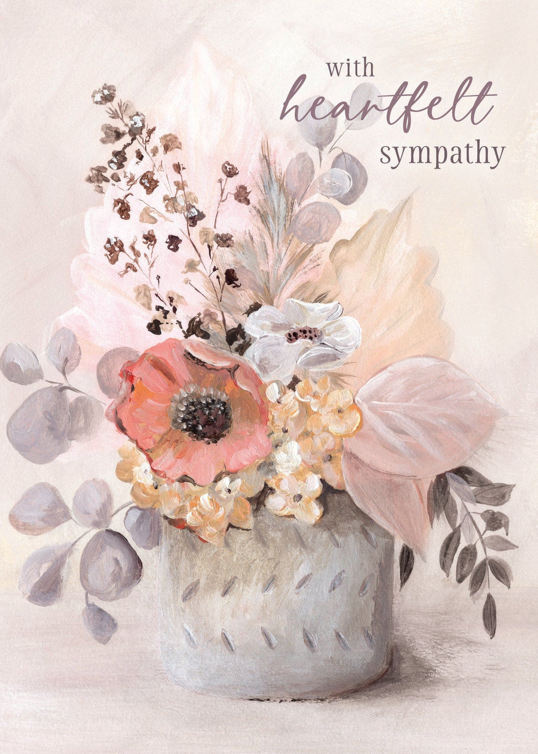 SYMPATHY - Pastel Flowers