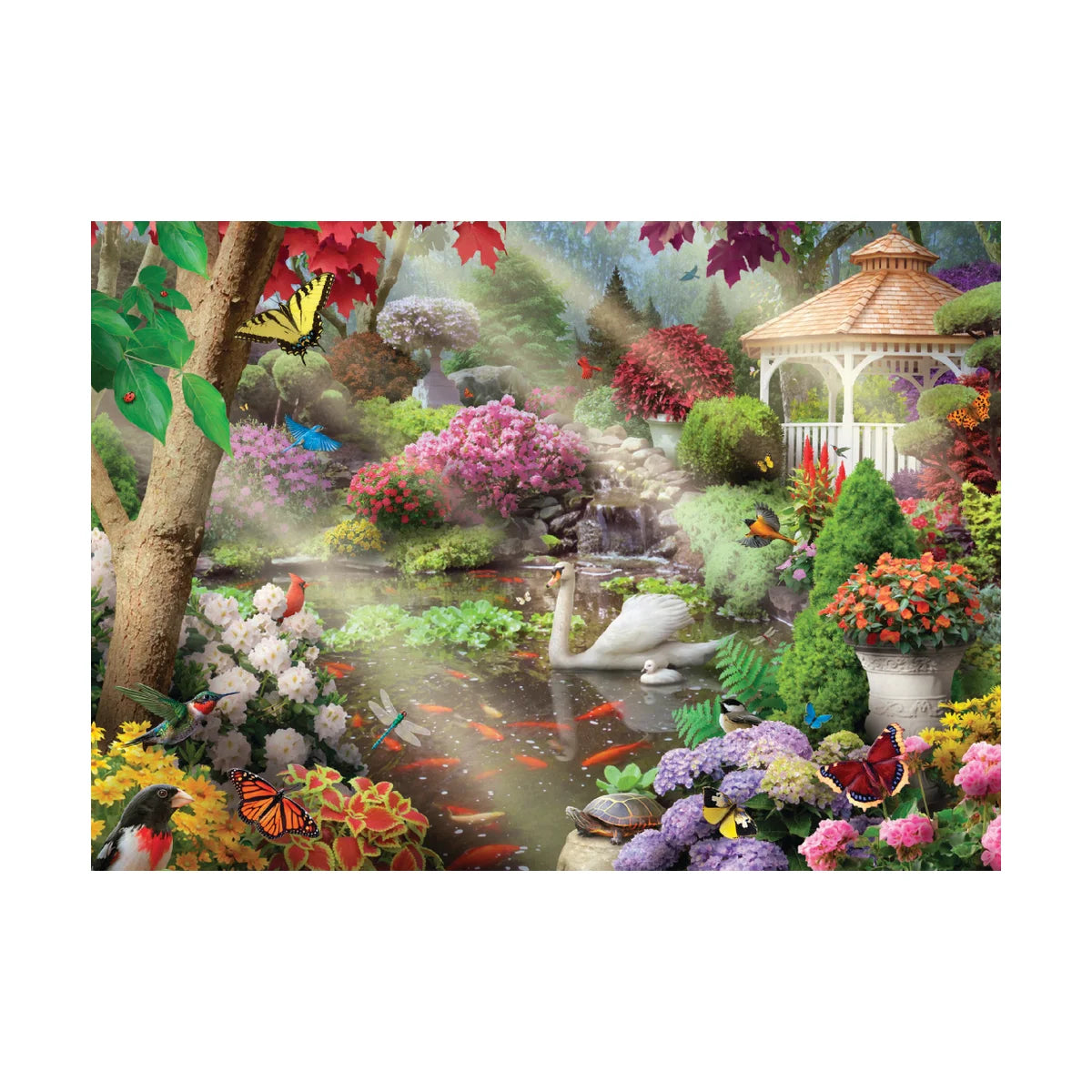 BLANK Nature Scene Backyard Birder Home & Garden Gift Store