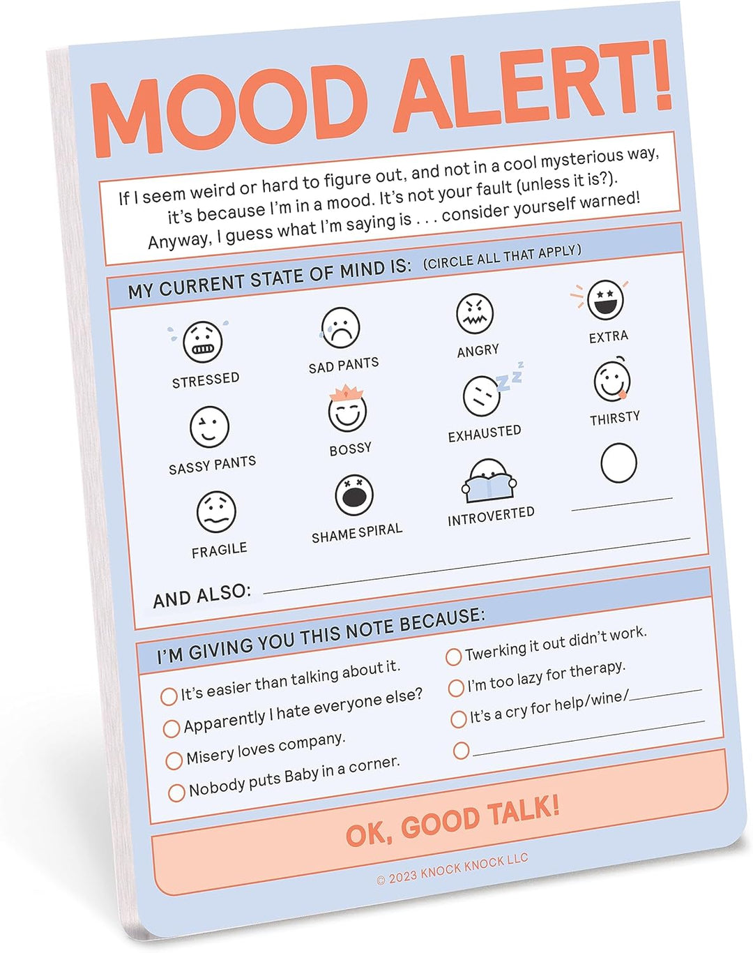 Mood Nifty Note Pad