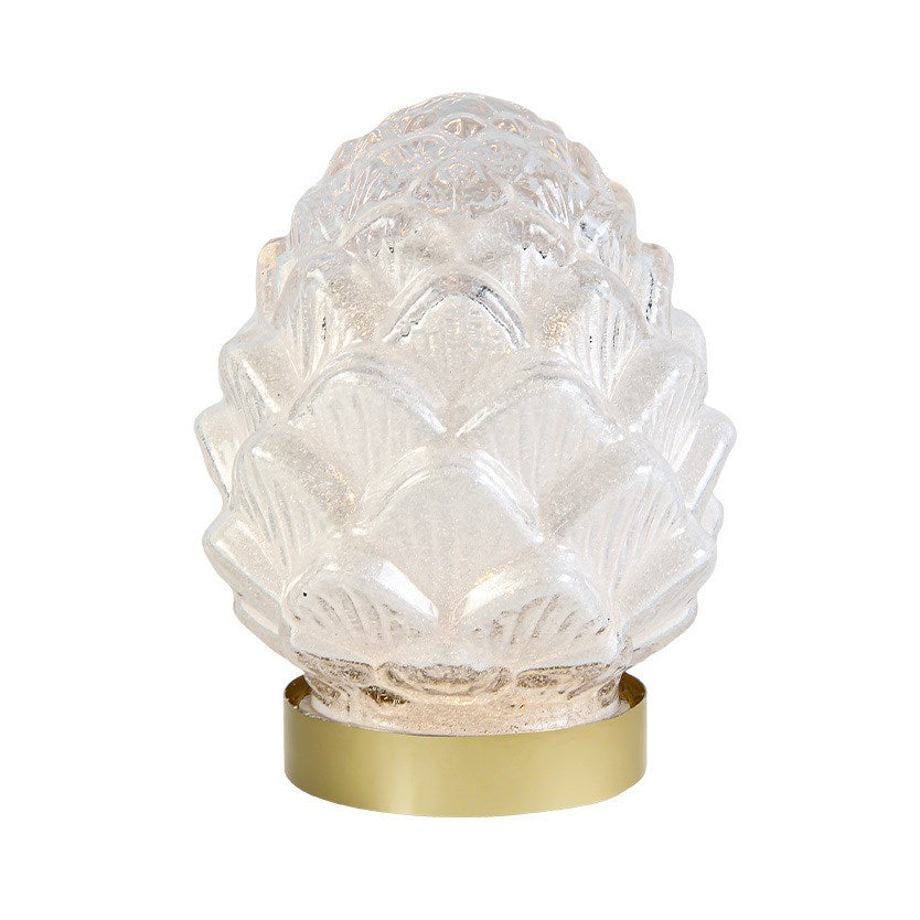 LED White Pinecone Lamp