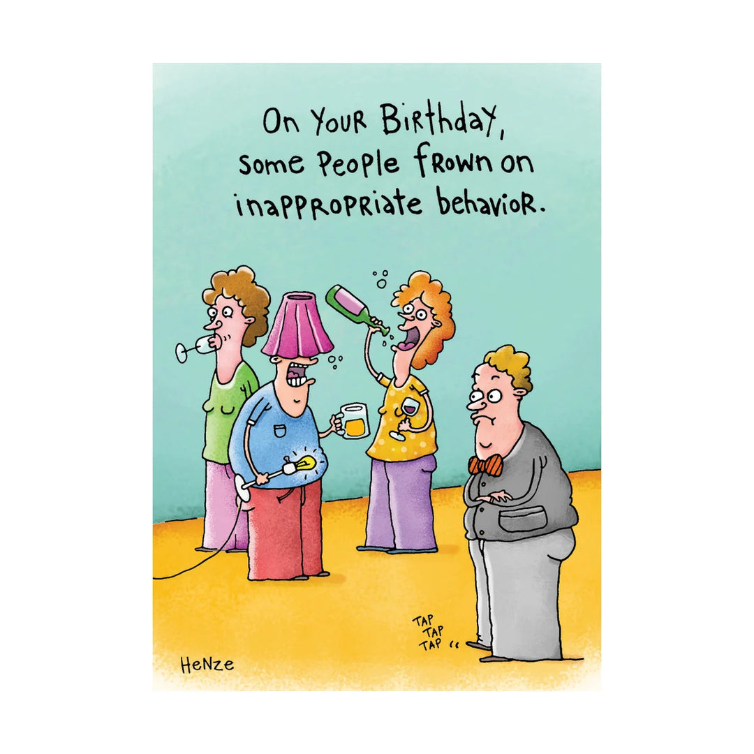 BIRTHDAY - Inappropriate behavior