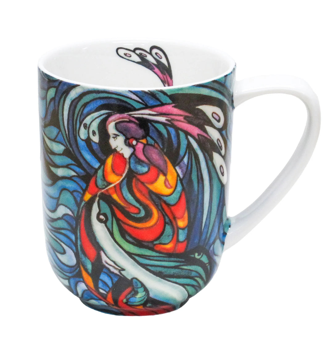 Don Chase Spirit Fish Porcelain Mug Broad