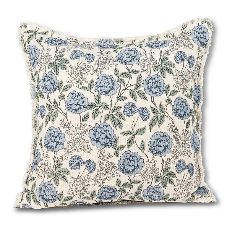 Square Floral Pillow
