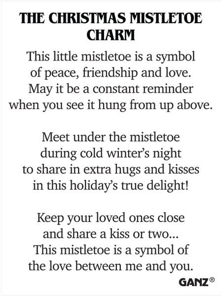 Merry Mistletoe Charm