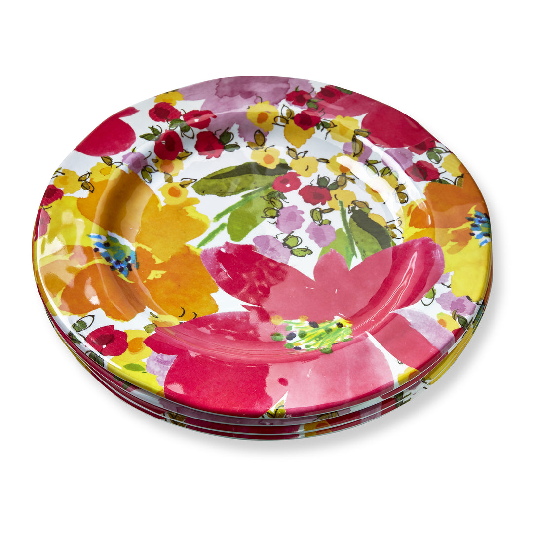SPRINGTIME FLORAL MELAMINE DINNER PLATE