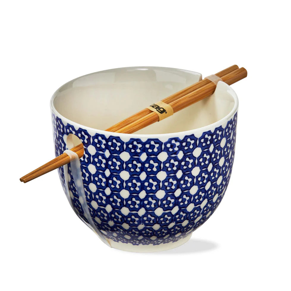 Lisbon Dot Noodle Bowl Set Of 2