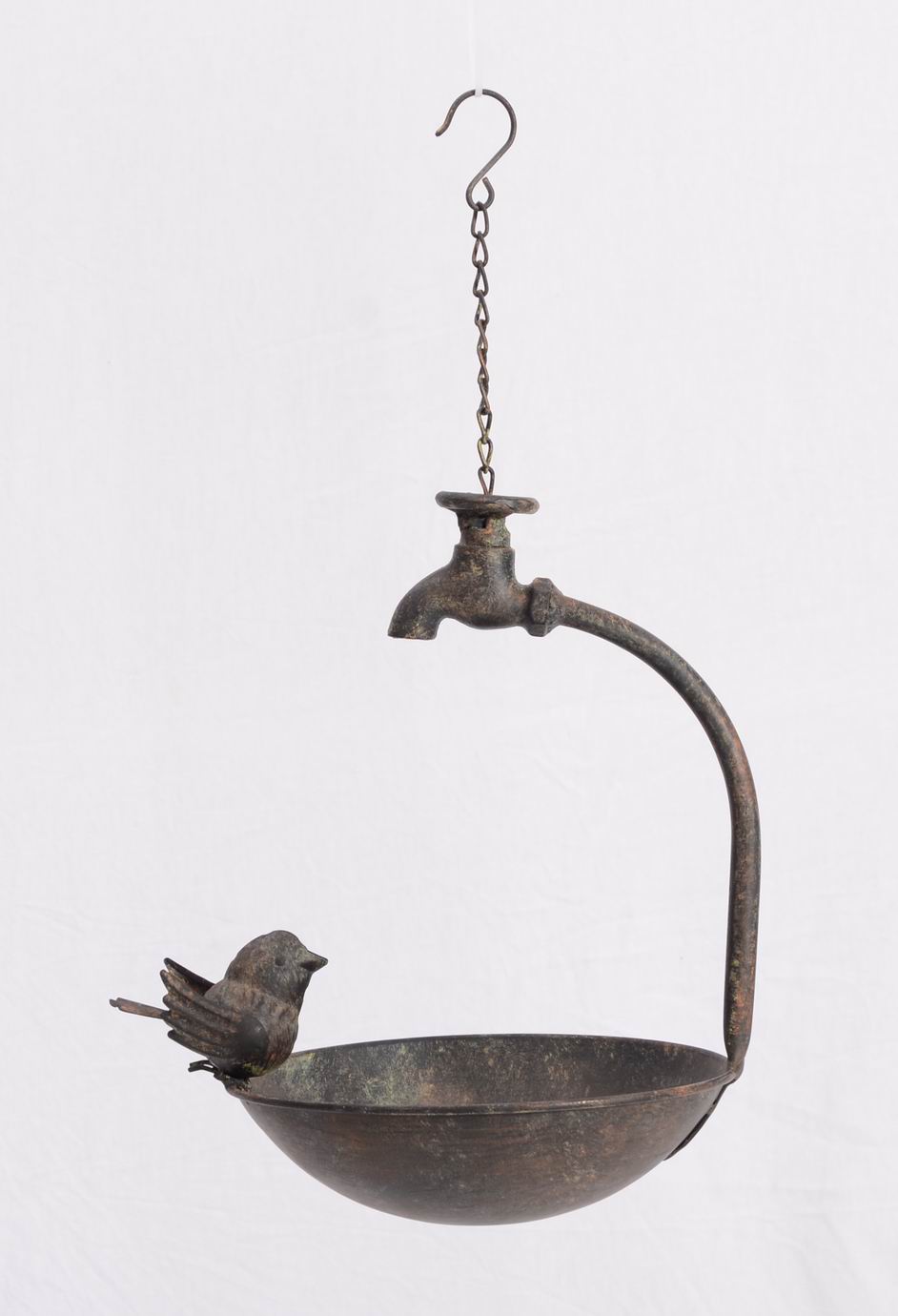 Rustic Faucet Hanging Bird Feeder
