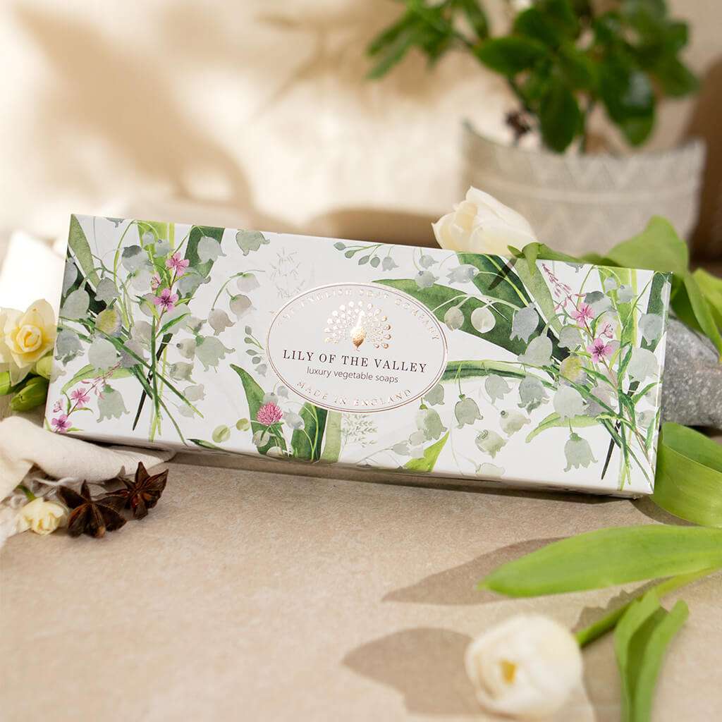 Heritage Lily of the Valley Triple Soap Gift Box