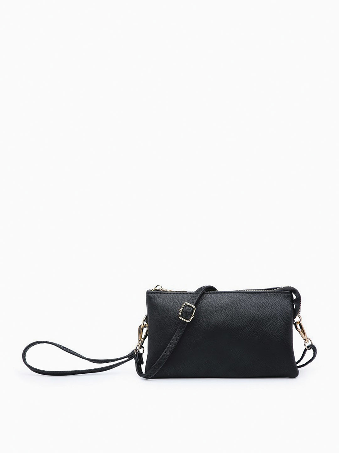 Riley 3 Compartment Crossbody - Black