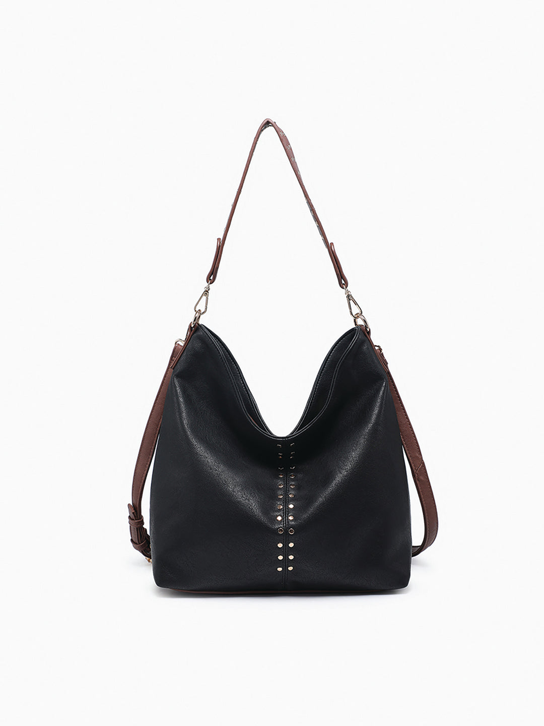Emery Slouchy Hobo with Stud Detailing