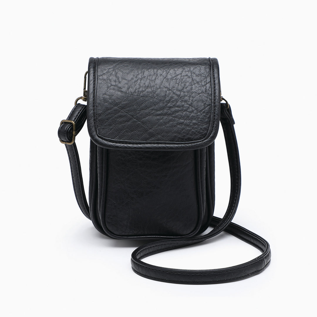 Scottie Distressed Small Crossbody with Front Pocket