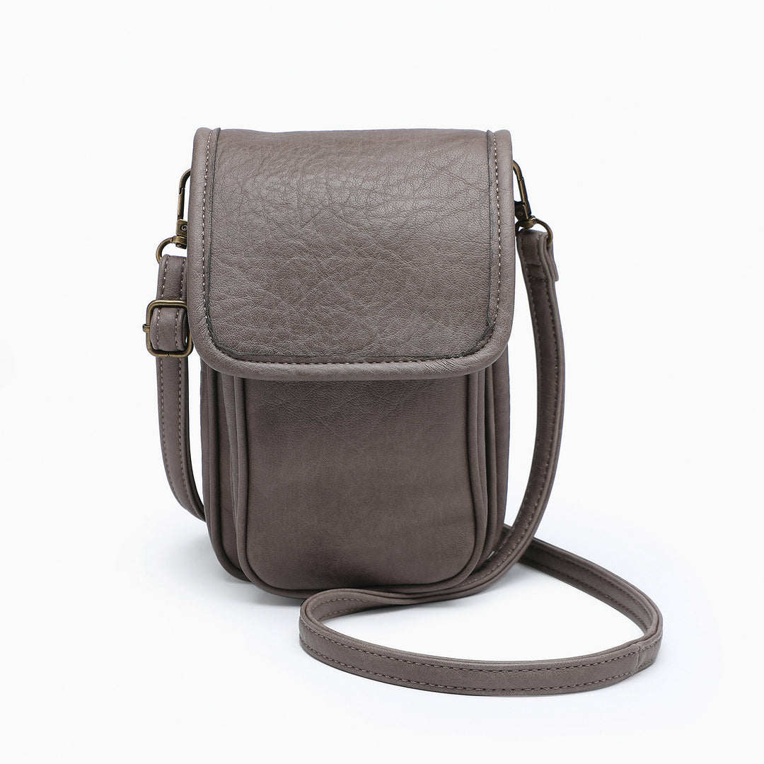 Scottie Distressed Small Crossbody with Front Pocket