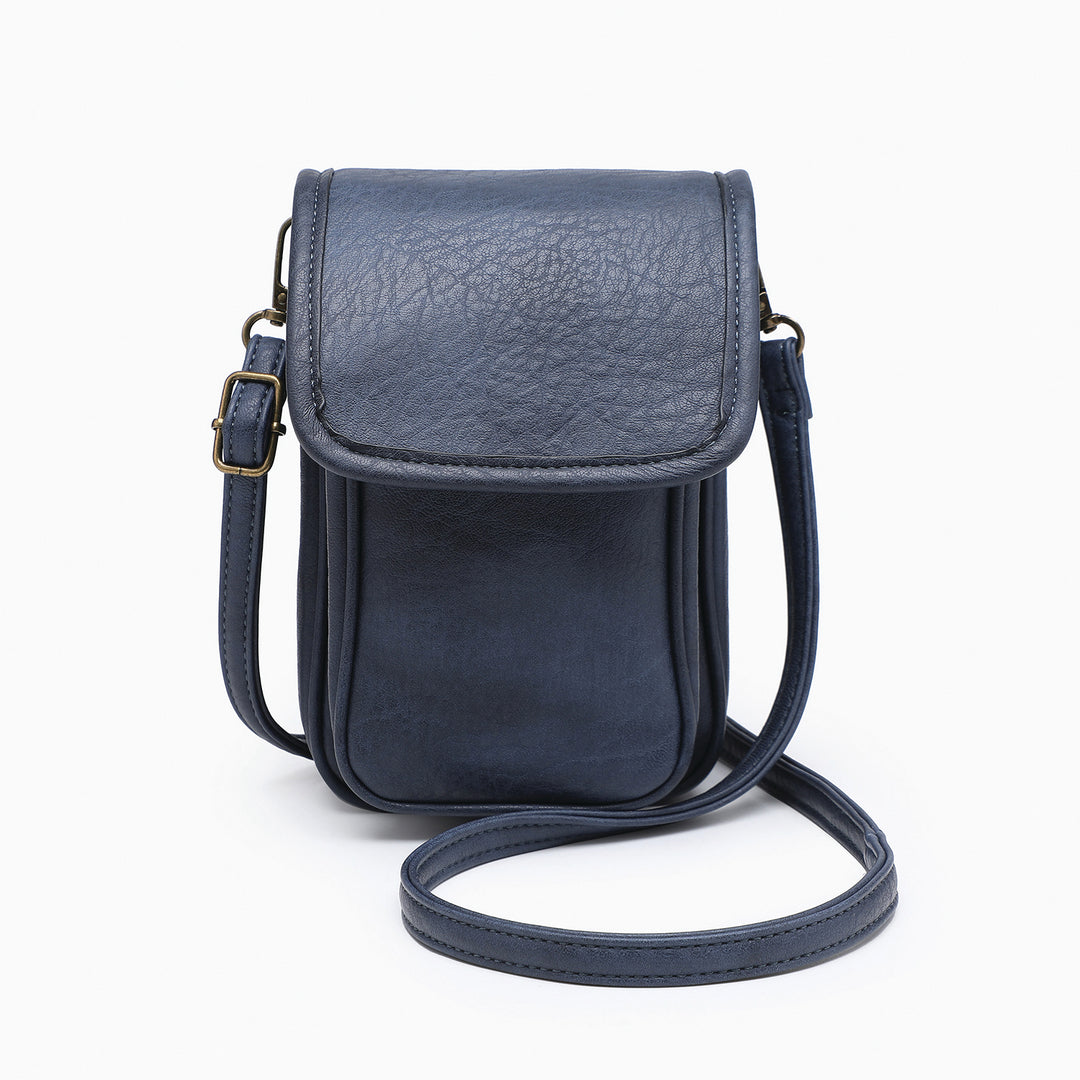 Scottie Distressed Small Crossbody with Front Pocket