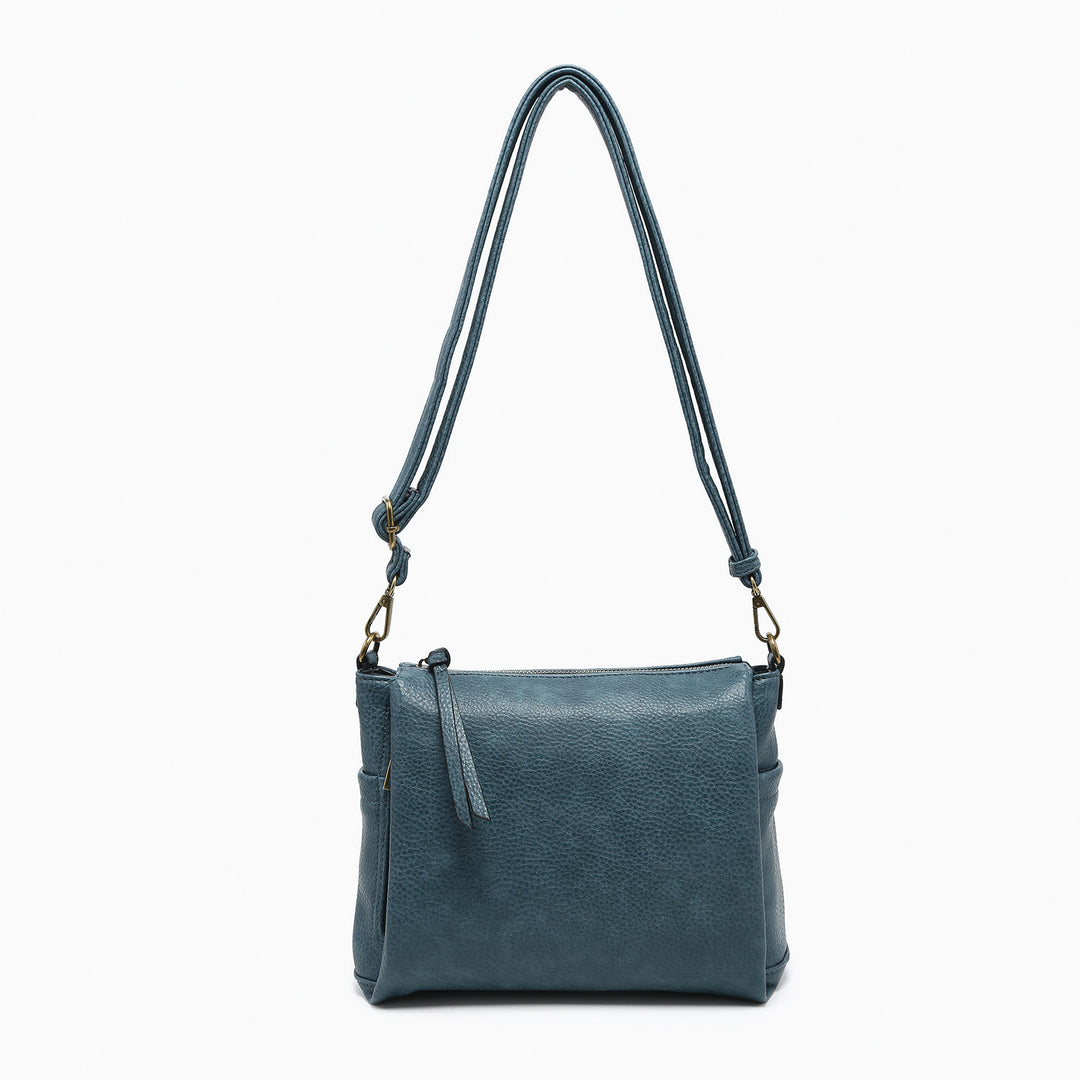 Kali Distressed Dual Front Pocket Crossbody