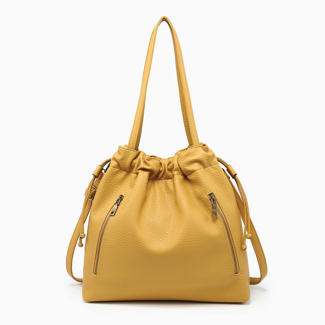 Finley Distressed Drawstring Tote