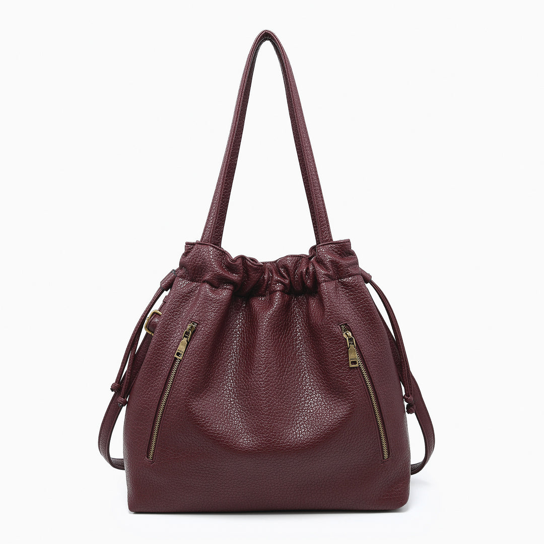 Finley Distressed Drawstring Tote