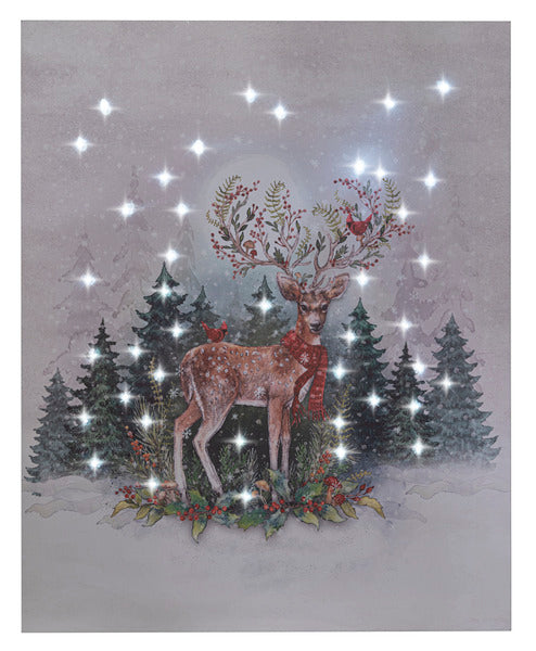 LED Light up Deer Wall Decor