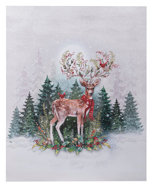 LED Light up Deer Wall Decor
