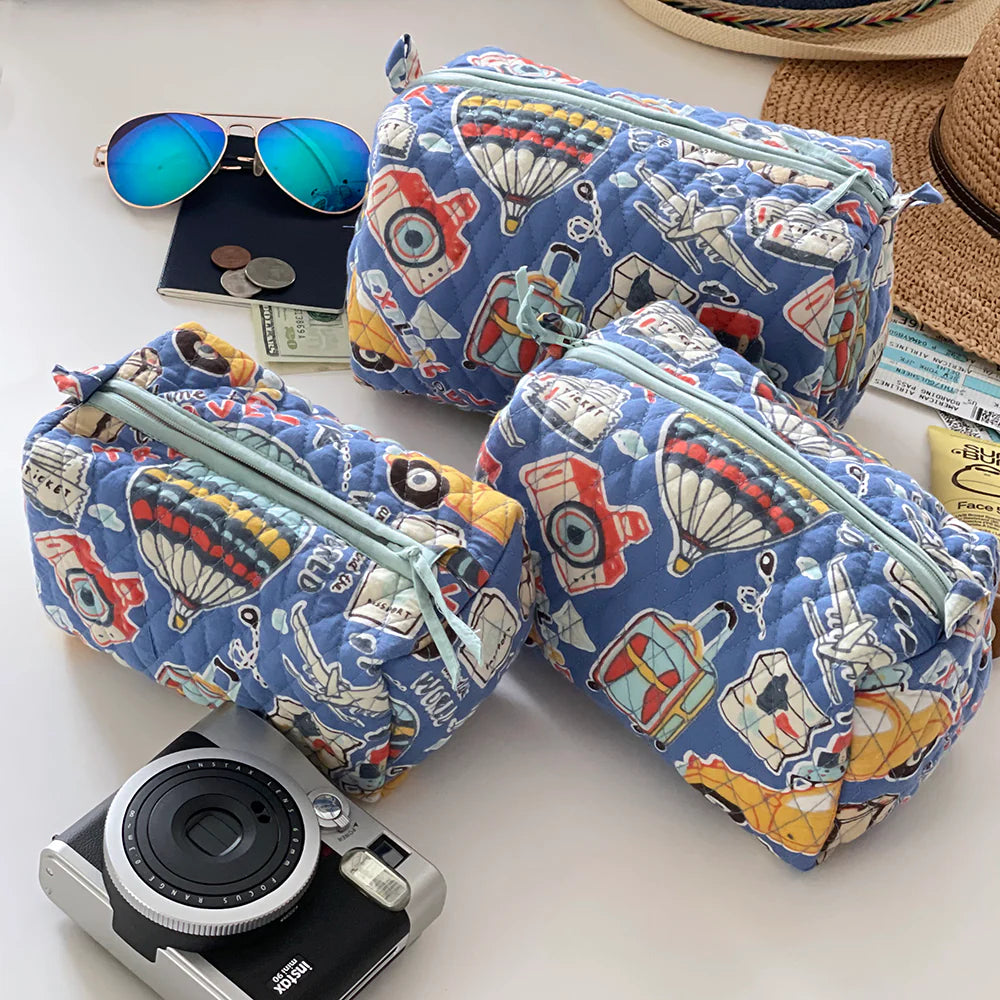 Around the World Cosmetic Bag