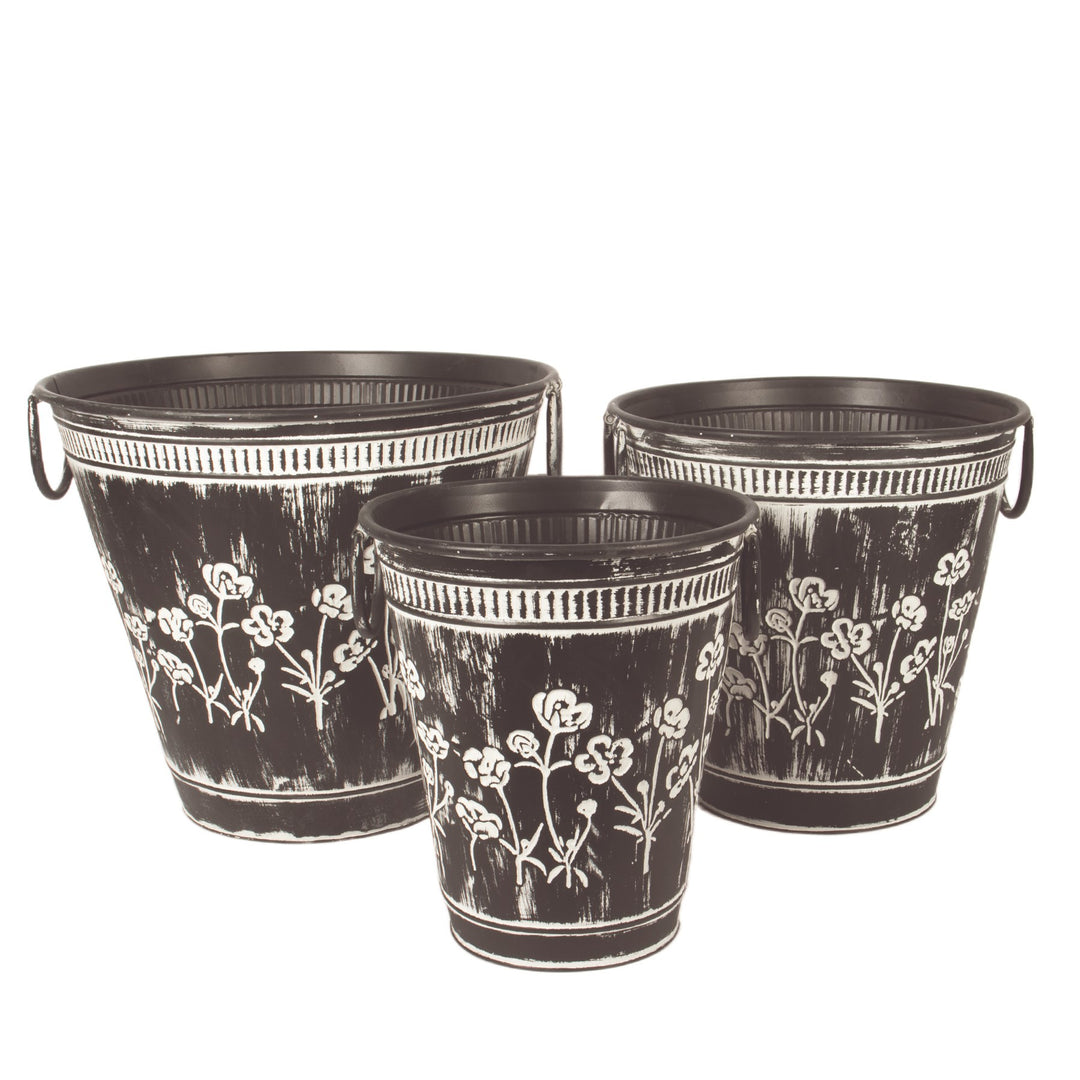 Round Bucket with Handles