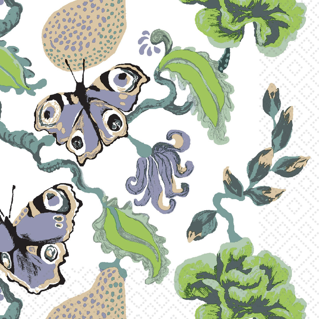Vallila Cocktail Napkin - Fantasia Green