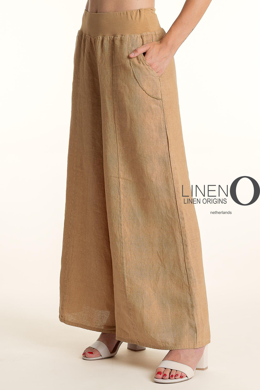 French Linen Pants - Camel