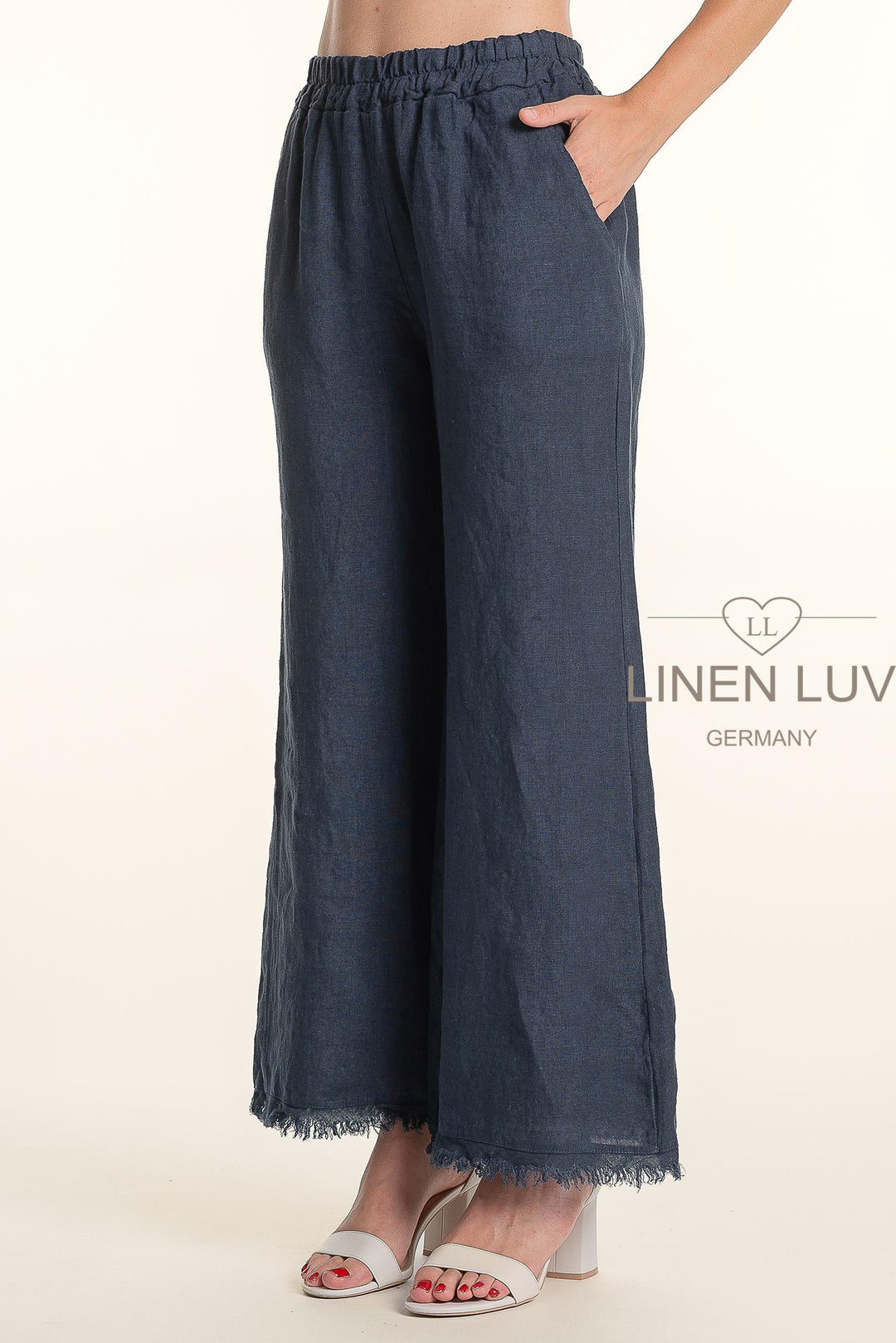 French Linen Pants - Notte