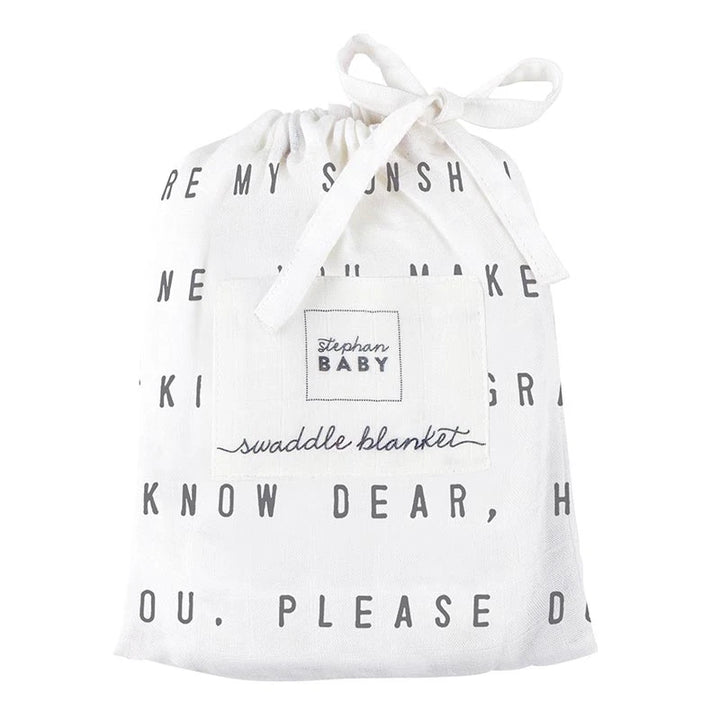 Swaddle Blanket - You Make Me Happy