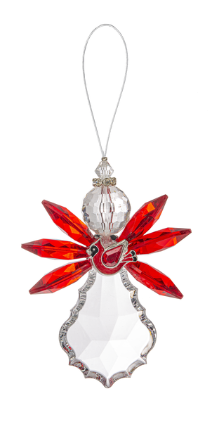 Cardinal Angel Ornament