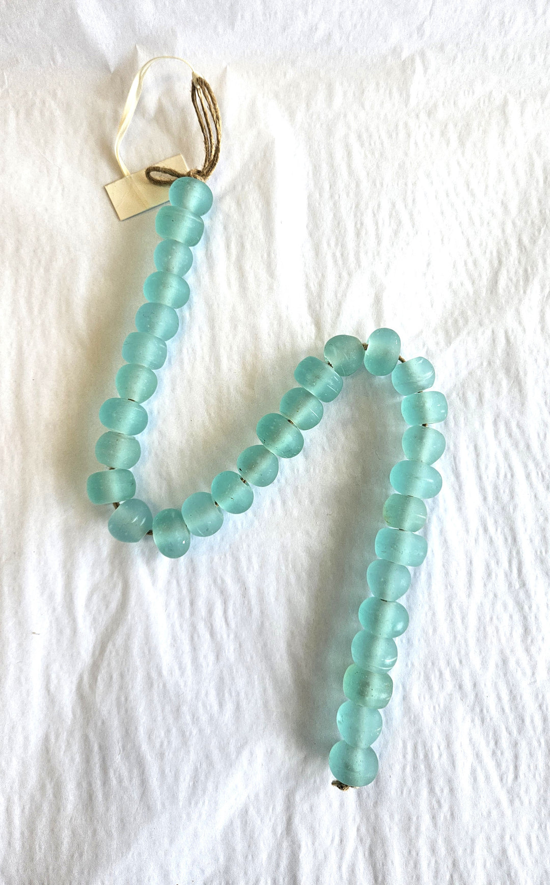 Blue Glass Decor Beads