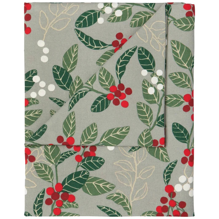 Merry Berry Christmas Tablecloth