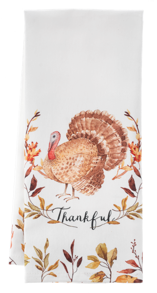 Turkey &amp; Pumpkin Tea Towel (Sold Separately)