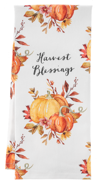 Turkey &amp; Pumpkin Tea Towel (Sold Separately)