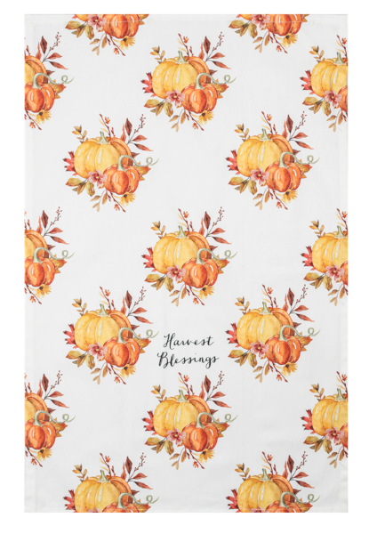 Turkey &amp; Pumpkin Tea Towel (Sold Separately)