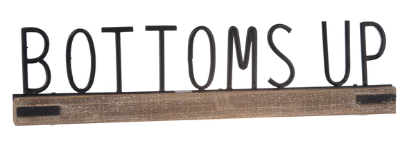Bar Tabletop Sign with Wall Hangers